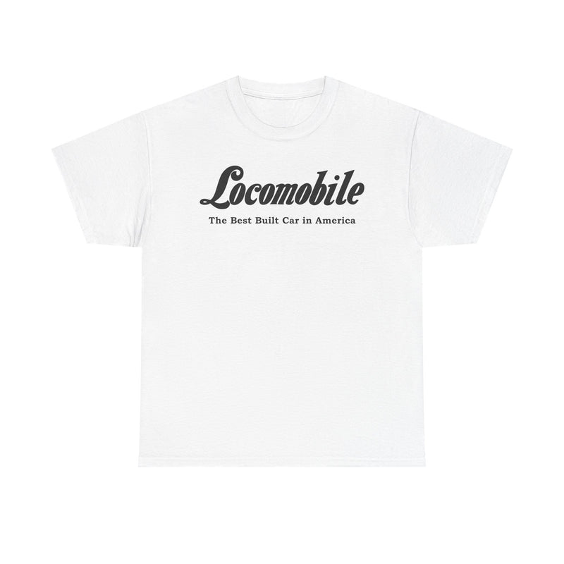 Load image into Gallery viewer, Locomobile The Best Built Car in America Vintage Script T-shirt