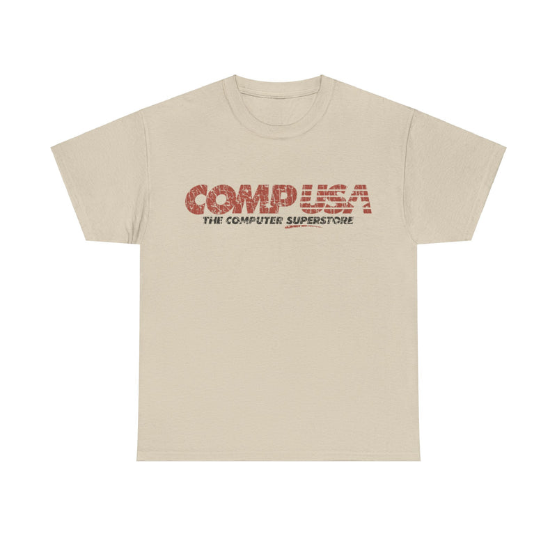 Load image into Gallery viewer, CompUSA 1984 Electronics Store Distressed Print T-shirt