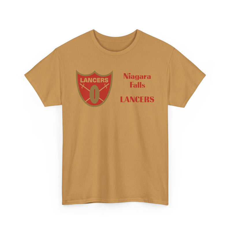 Load image into Gallery viewer, Niagara Falls New York Lancers Midwest Football 1971 T-shirt