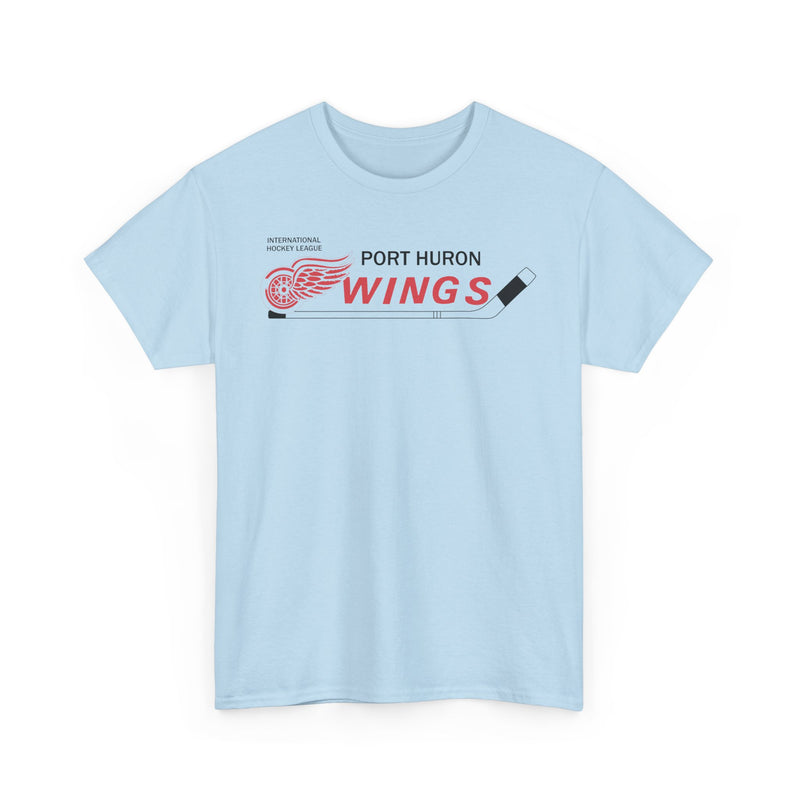 Load image into Gallery viewer, Port Huron Wings 1962-1981 Michigan Hockey T-shirt