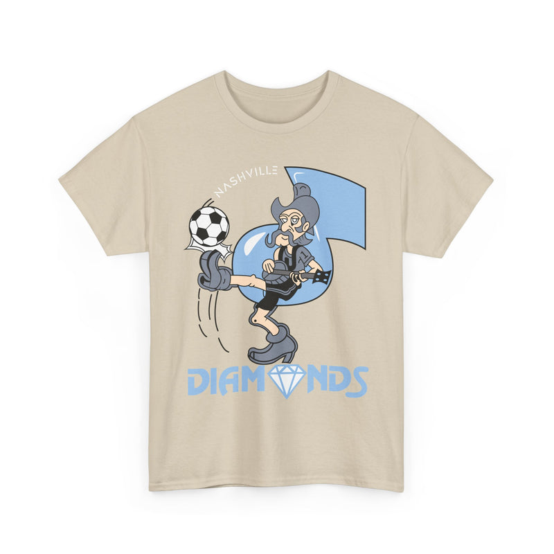 Load image into Gallery viewer, Nashville Diamonds Tennessee American Soccer League 1982 T-shirt