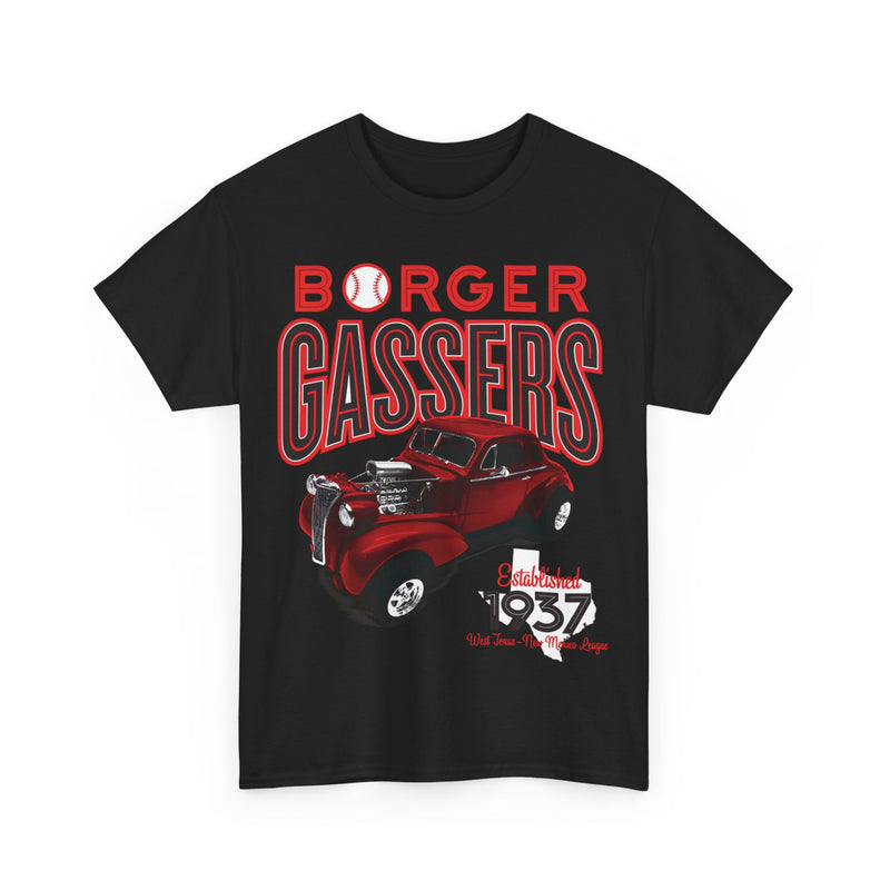 Load image into Gallery viewer, Borger Gassers Est 1937 Texas Baseball T-shirt