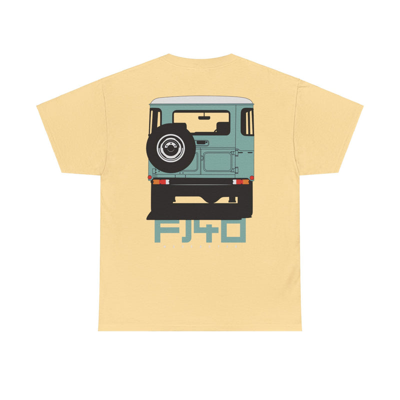 Load image into Gallery viewer, Toyota Land Cruiser FJ40 Green Car Double-sided T-shirt