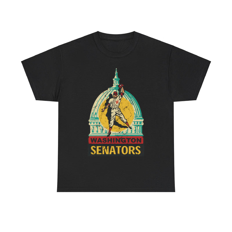 Load image into Gallery viewer, Washington DC Senators Capital Logo Baseball T-shirt