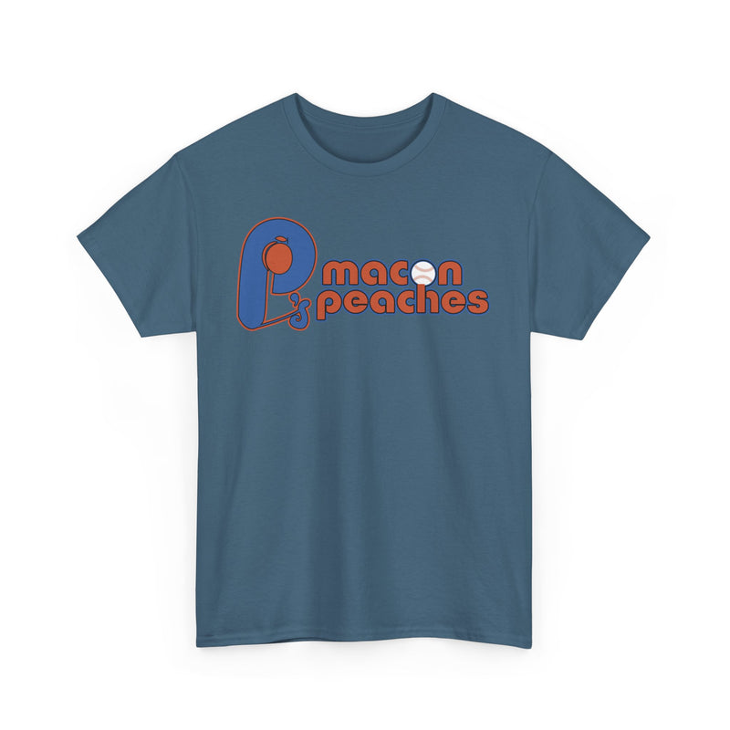 Load image into Gallery viewer, Macon Peaches Georgia South Atlantic League Baseball 1980-1982 T-shirt