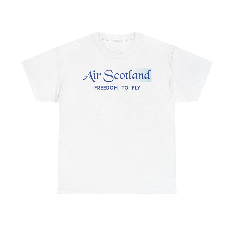 Load image into Gallery viewer, Air Scotland Freedom To Fly Vintage Scottish Airline Logo Aviation T-shirt