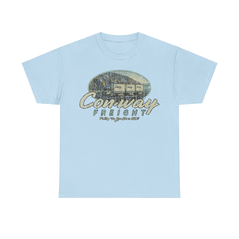 Load image into Gallery viewer, Conway Freight 1983 Trucking Distressed Print T-shirt