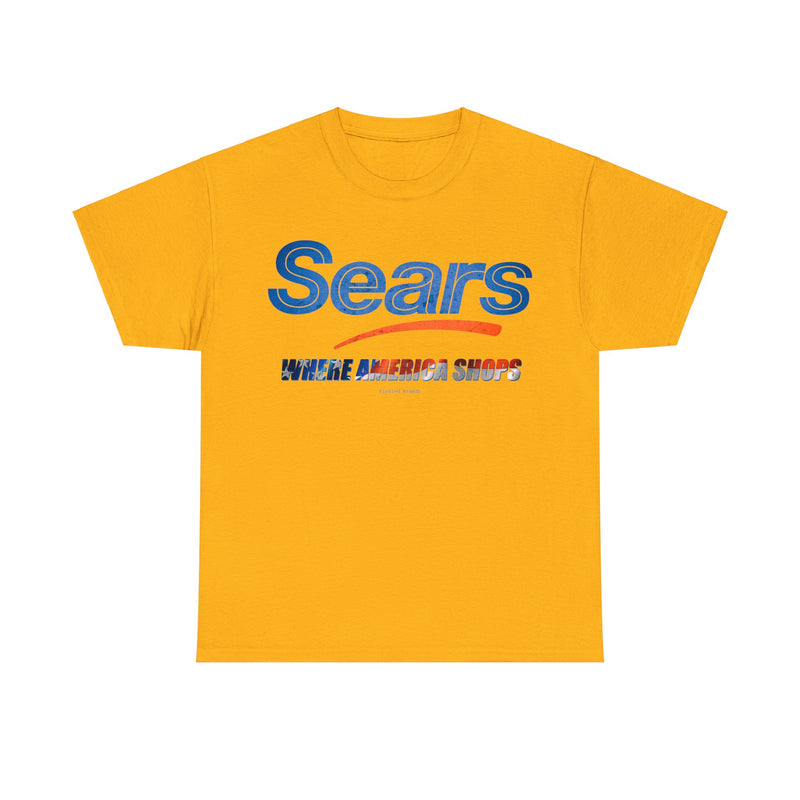 Load image into Gallery viewer, Sears Retail Store Where American Shops Nostalgic Logo T-shirt
