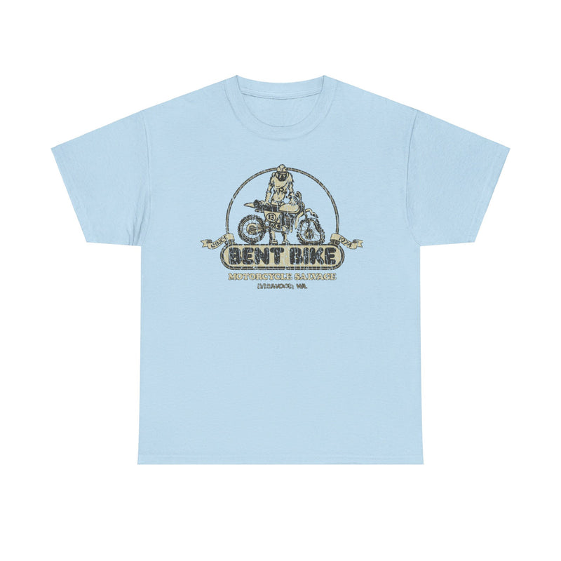 Load image into Gallery viewer, Bent Bike Washington Motorcycle Salvage Store T-shirt