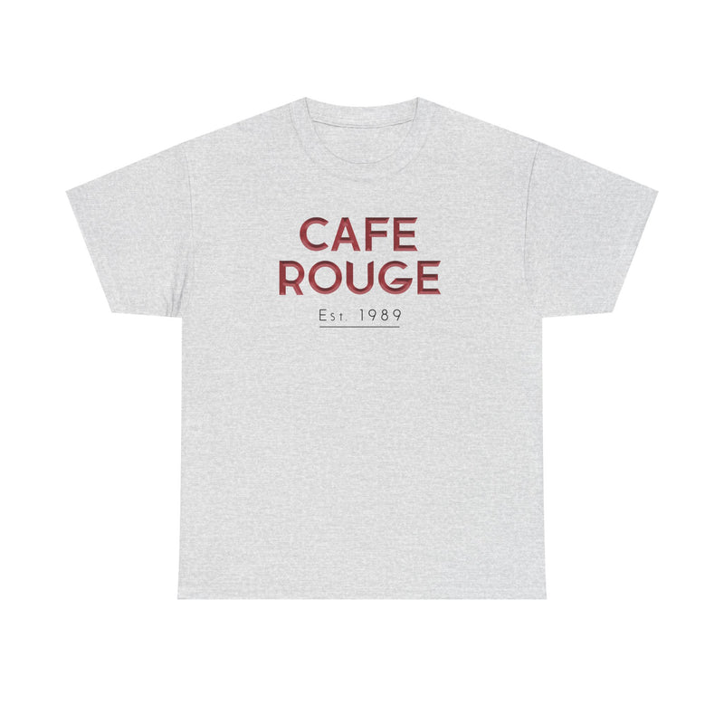 Load image into Gallery viewer, Cafe Rouge T-Shirt - French Bistro Restaurant Industry Defunct Logo Tee