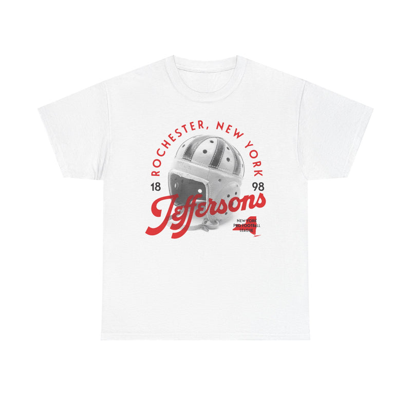 Load image into Gallery viewer, Rochester Jeffersons Est 1898 New York Football Team T-shirt