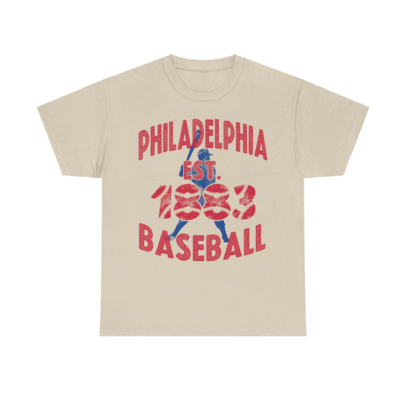 Load image into Gallery viewer, Philadelphia Baseball Est 1883 Nostalgic Retro Baseball Team T-shirt