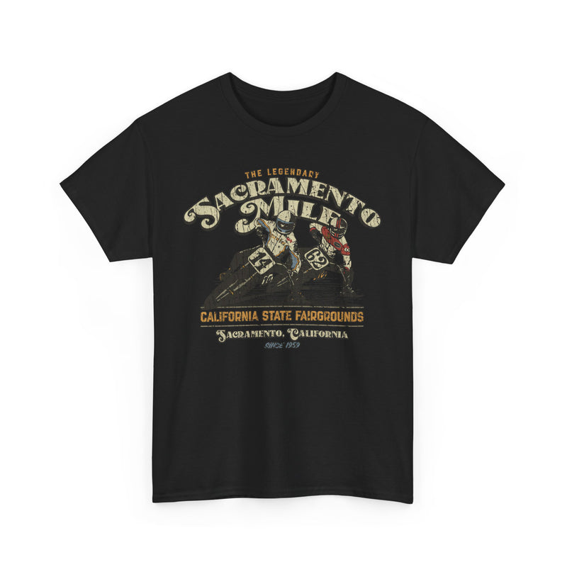 Load image into Gallery viewer, The Legendary Sacramento Mile 1959 California Motorcycle Racing T-shirt