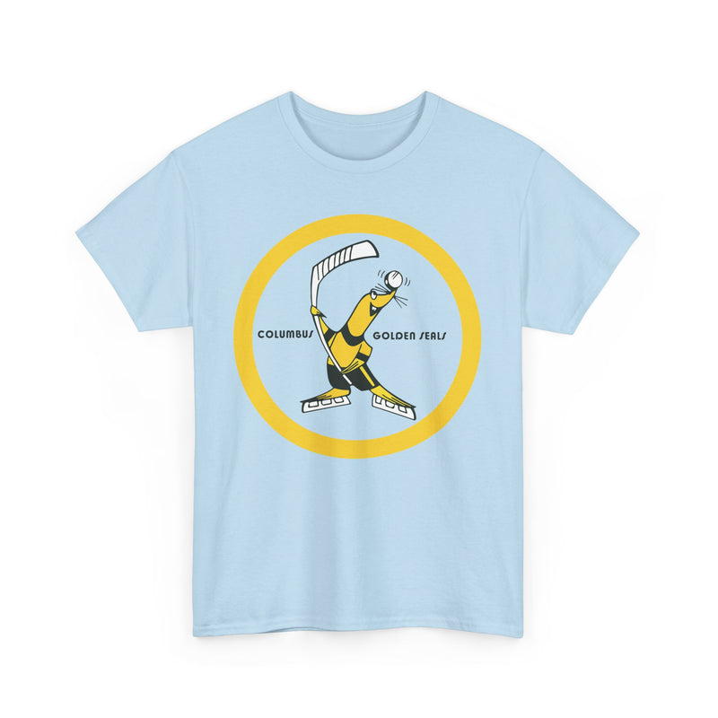 Load image into Gallery viewer, Columbus Golden Seals Hockey 1971-1973 Round Logo T-shirt