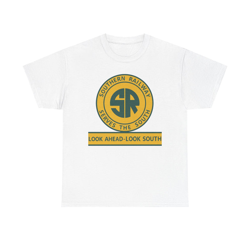 Load image into Gallery viewer, Southern Railway Serves The South Vintage Railroad Logo T-Shirt