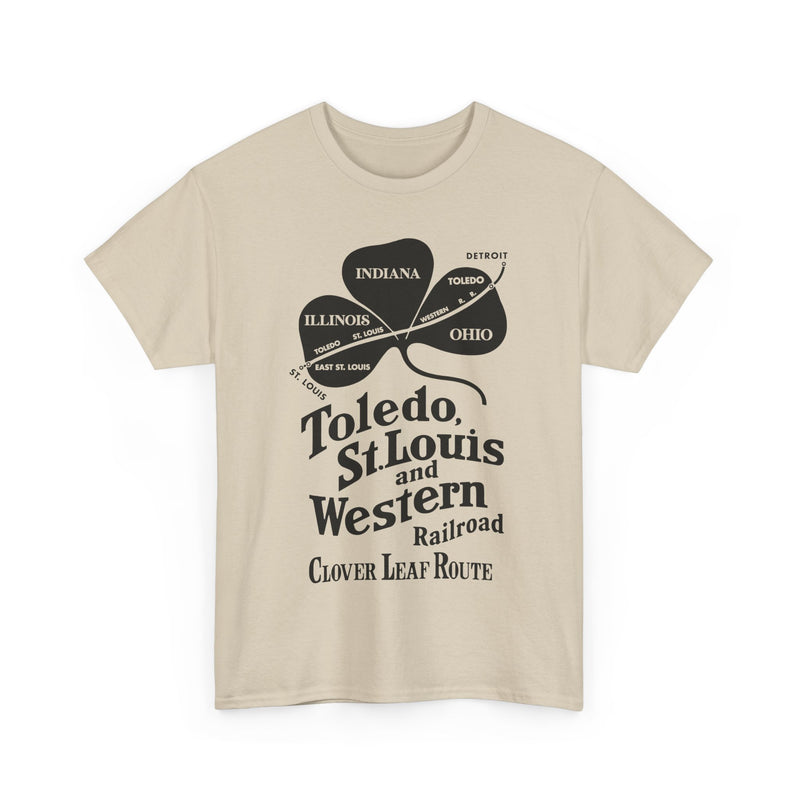Load image into Gallery viewer, Toledo St Louis Western Clover Leaf Route Railroad Logo T-Shirt