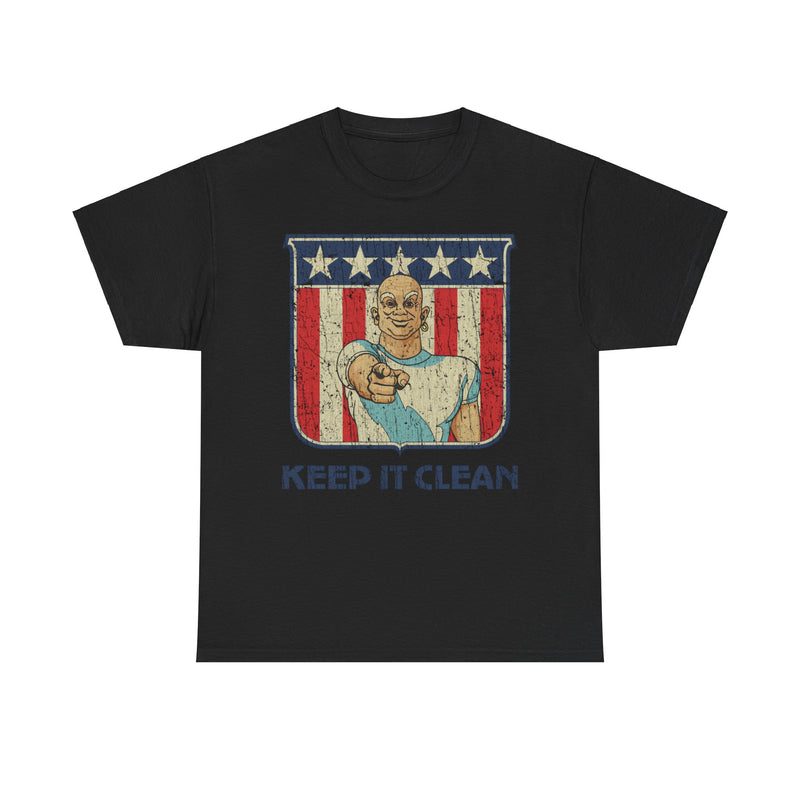 Load image into Gallery viewer, Keep it Clean America Nostalgic Logo T-shirt