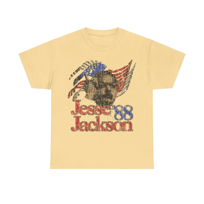 Load image into Gallery viewer, Jesse Jackson for President 1988 Distressed Print T-shirt
