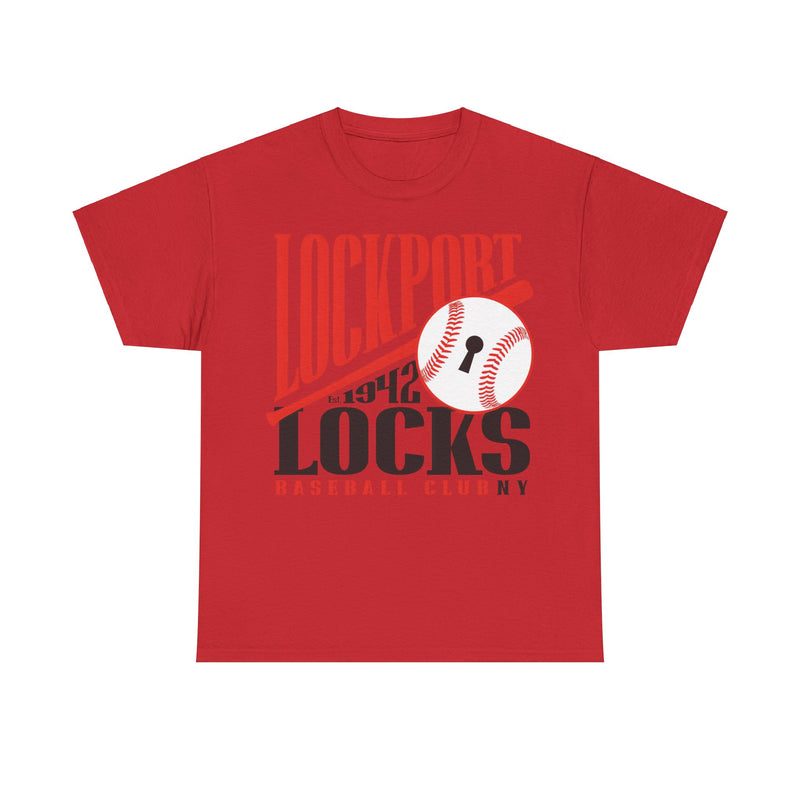 Load image into Gallery viewer, Lockport Locks Est 1942 New York Baseball T-shirt