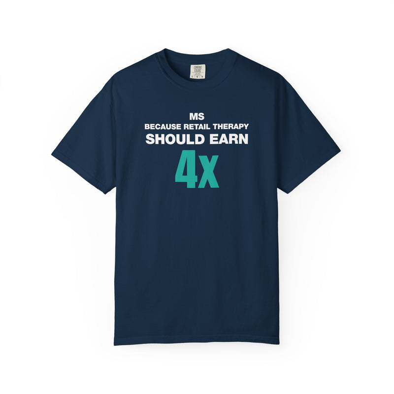 Load image into Gallery viewer, Manufactured Spend 4x Credit Card Points Miles Travel Teal T-shirt