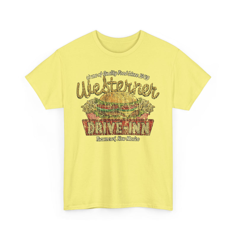 Load image into Gallery viewer, Westerner Drive-Inn 1949 Tucumcari New Mexico Diner Fast Food Restaurant T-shirt
