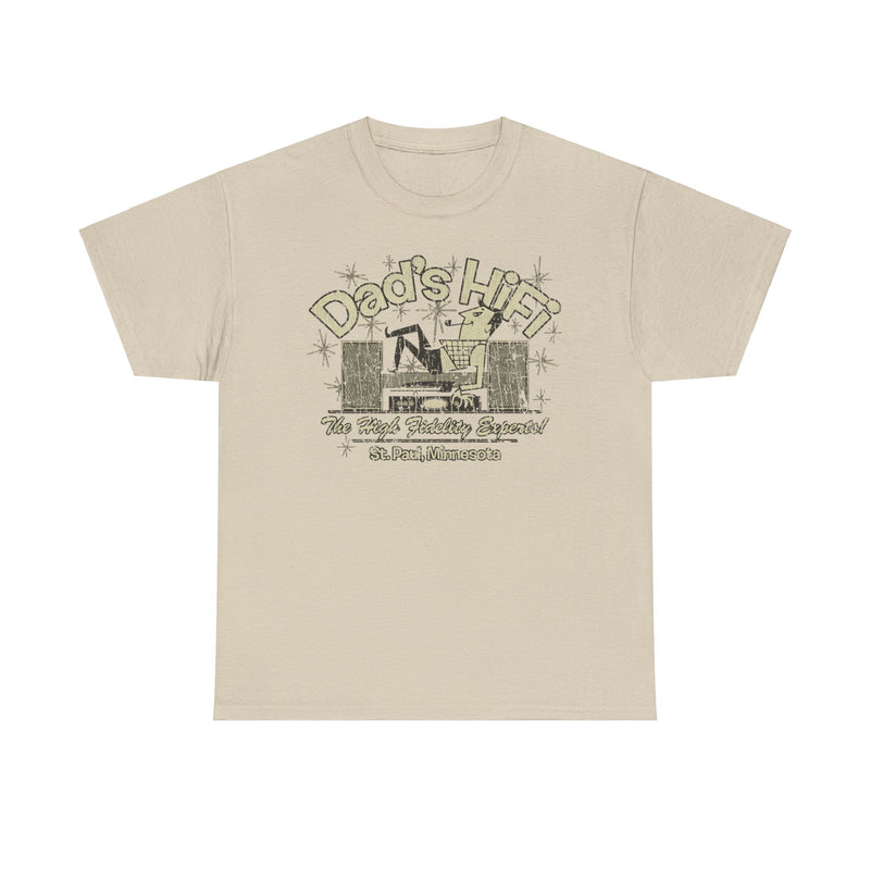 Load image into Gallery viewer, Dads HiFi Minnesota Retail Electronics Store T-shirt