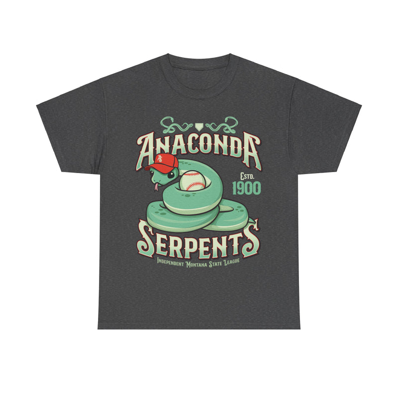 Load image into Gallery viewer, Anaconda Serpents Est 1900 Montana Baseball T-shirt