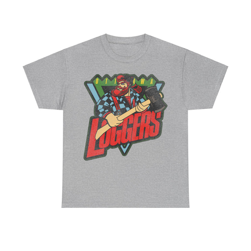 Load image into Gallery viewer, Ottawa Loggers Canada Roller Hockey Team T-shirt