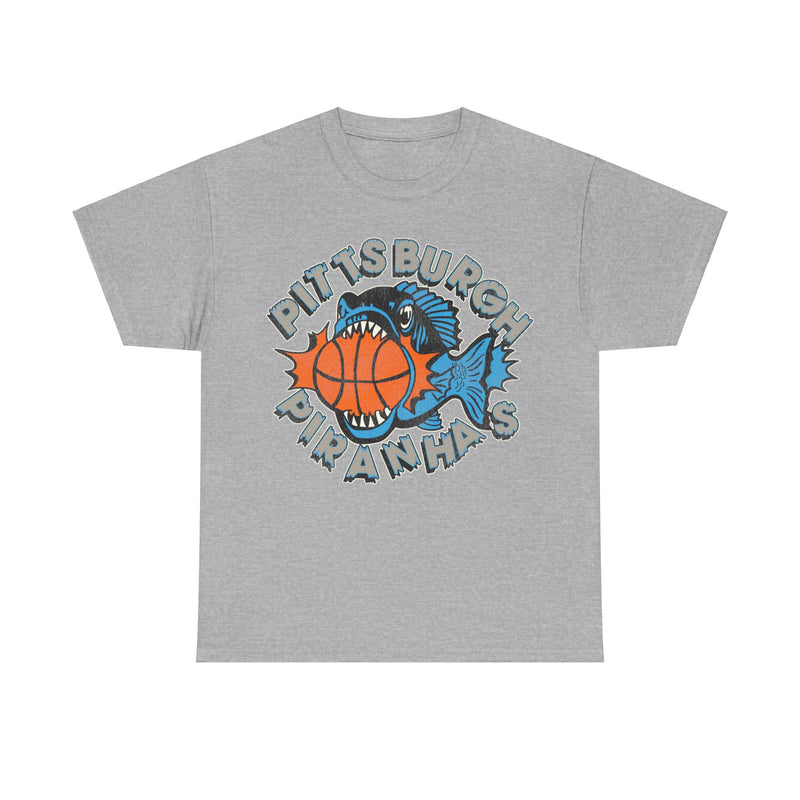 Load image into Gallery viewer, Pittsburgh Piranhas Basketball Team Nostalgic Retro T-shirt