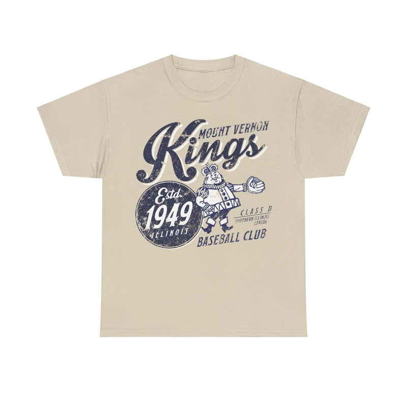 Load image into Gallery viewer, Mount Vernon Kings Est 1949 Illinois Baseball T-shirt