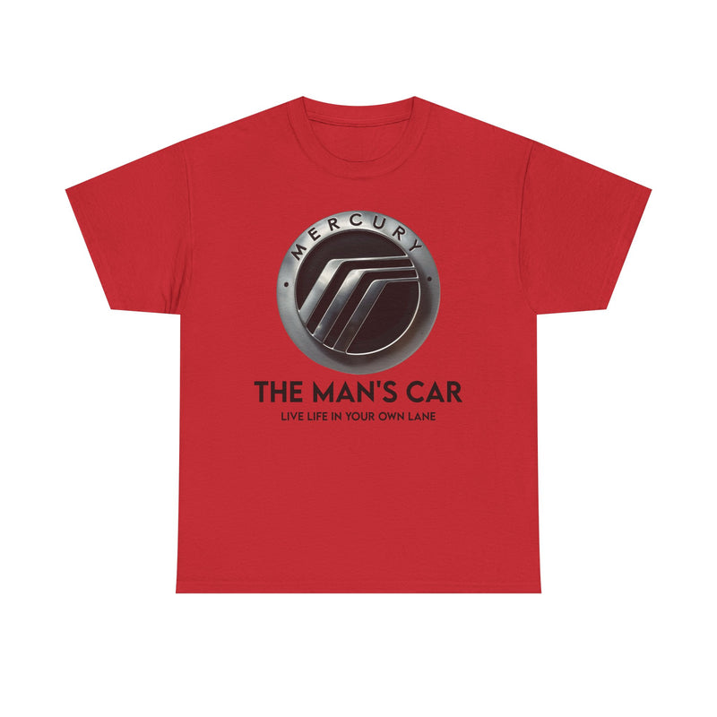 Load image into Gallery viewer, Mercury The Man's Car Live Life In Your Own Lane Silver T-shirt