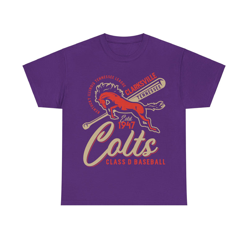 Load image into Gallery viewer, Clarksville Colts Est 1947 Tennessee Baseball T-shirt