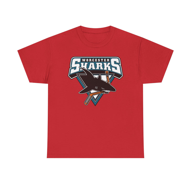 Load image into Gallery viewer, Worcester Sharks Hockey 2006-2015 Massachusetts T-shirt
