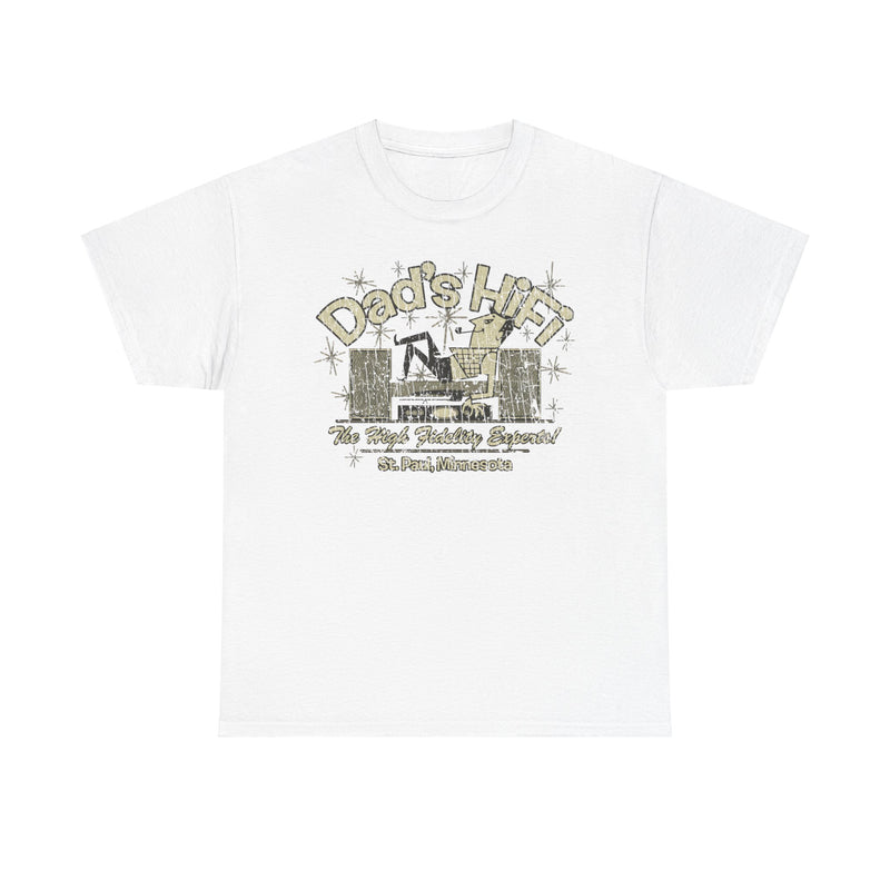 Load image into Gallery viewer, Dads HiFi Minnesota Retail Electronics Store T-shirt