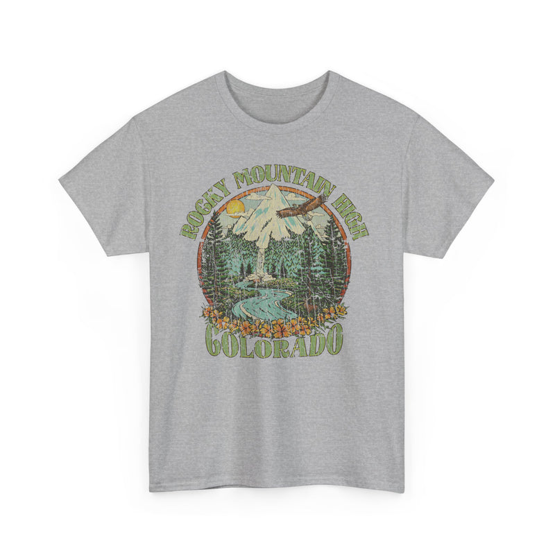 Load image into Gallery viewer, Rocky Mountain High John Denver 1972 Colorado Folk Rock T-shirt