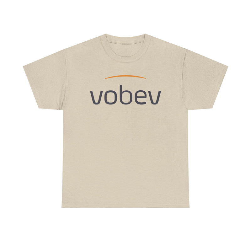Load image into Gallery viewer, Vobev T-Shirt Defunct Beverage Company Bankrupt Logo Tee