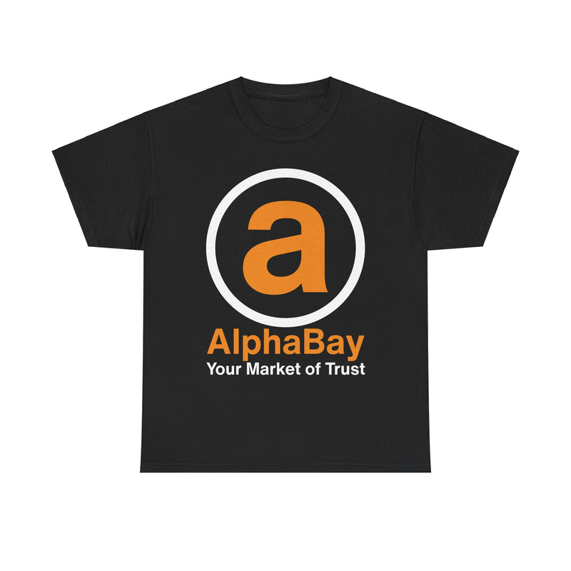 Load image into Gallery viewer, Alpha Bay Your Market of Trust Underground Dark Web T-shirt