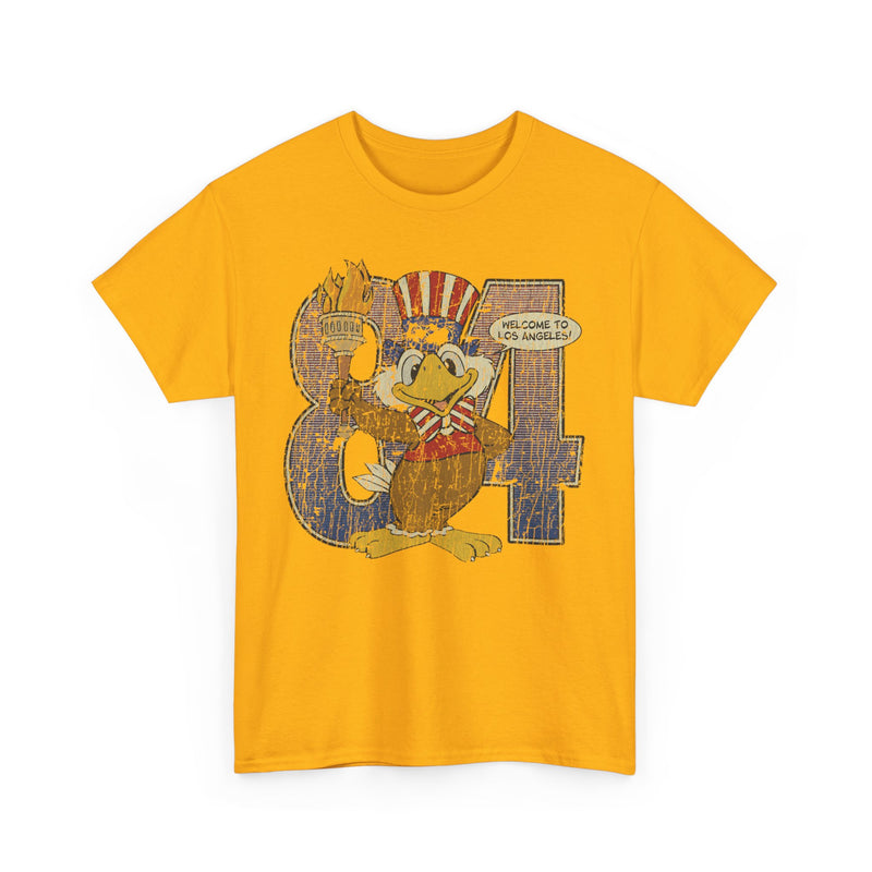 Load image into Gallery viewer, Sam The Eagle 1984 Summer Olympics Mascot California T-shirt