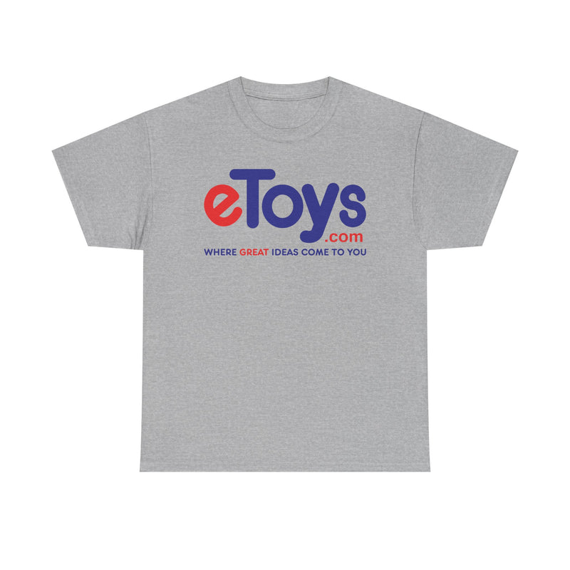 Load image into Gallery viewer, Etoys.com Logo T-Shirt Where Great Ideas Come To You
