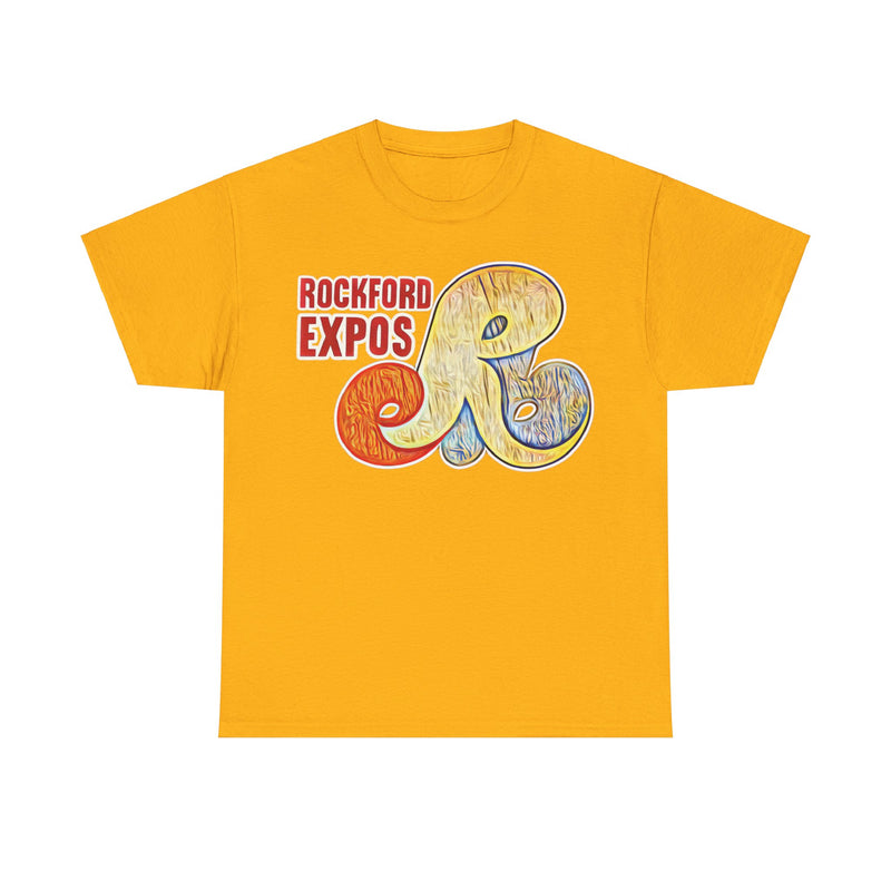 Load image into Gallery viewer, Rockford Expos Logo Illinois Baseball T-shirt
