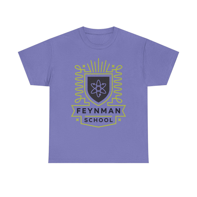 Load image into Gallery viewer, The Feynman School T-Shirt Defunct Bankrupt Logo Tee