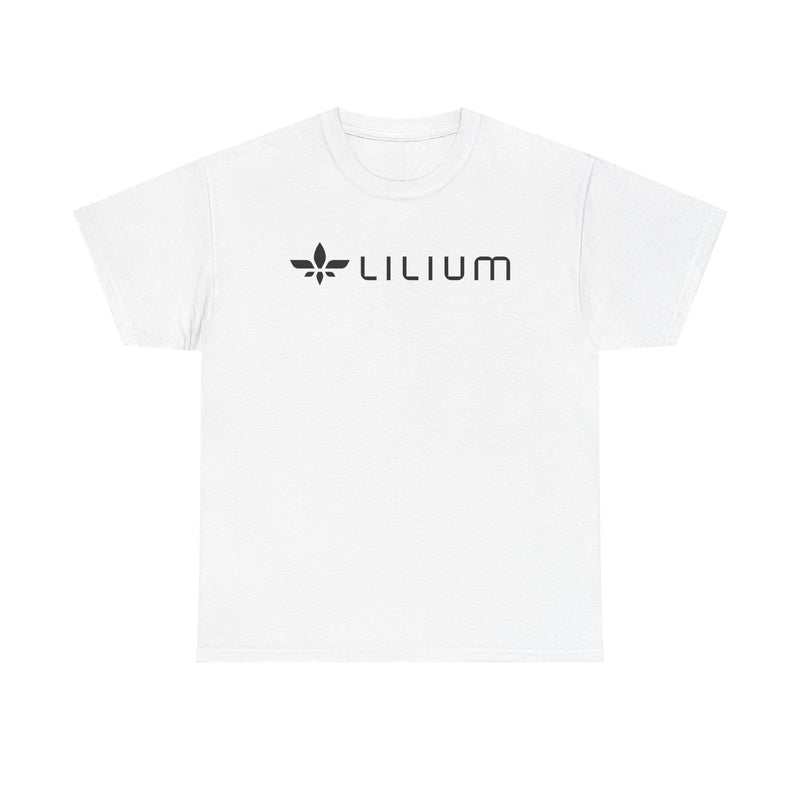 Load image into Gallery viewer, Lilium T-Shirt Bankrupt Electric Aircraft Company Defunct Aviation Logo Tee