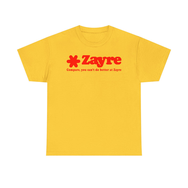 Load image into Gallery viewer, Zayre Compare You Can't Do Better Red Star Logo Discount Store Chain T-shirt
