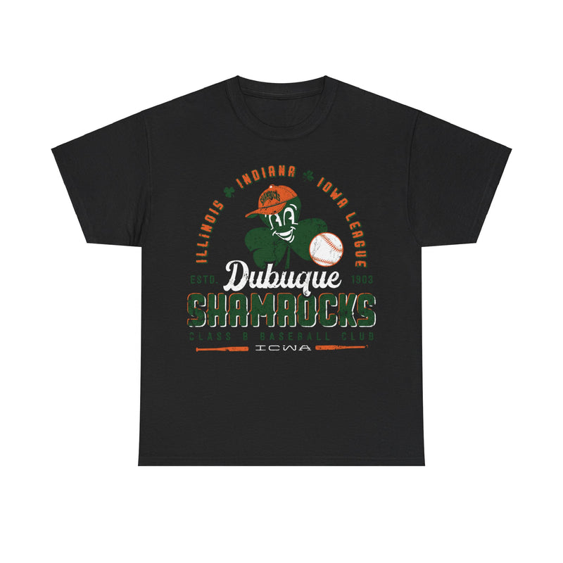 Load image into Gallery viewer, Dubuque Shamrocks Est 1903 Iowa Baseball T-shirt