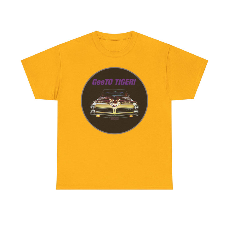 Load image into Gallery viewer, GeeTO Tuger 1965 Pontiac GTO Car T-shirt