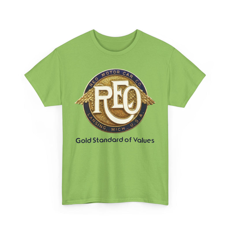 Load image into Gallery viewer, REO Motor Car Co Lansing Michigan Gold Standard Wings T-shirt