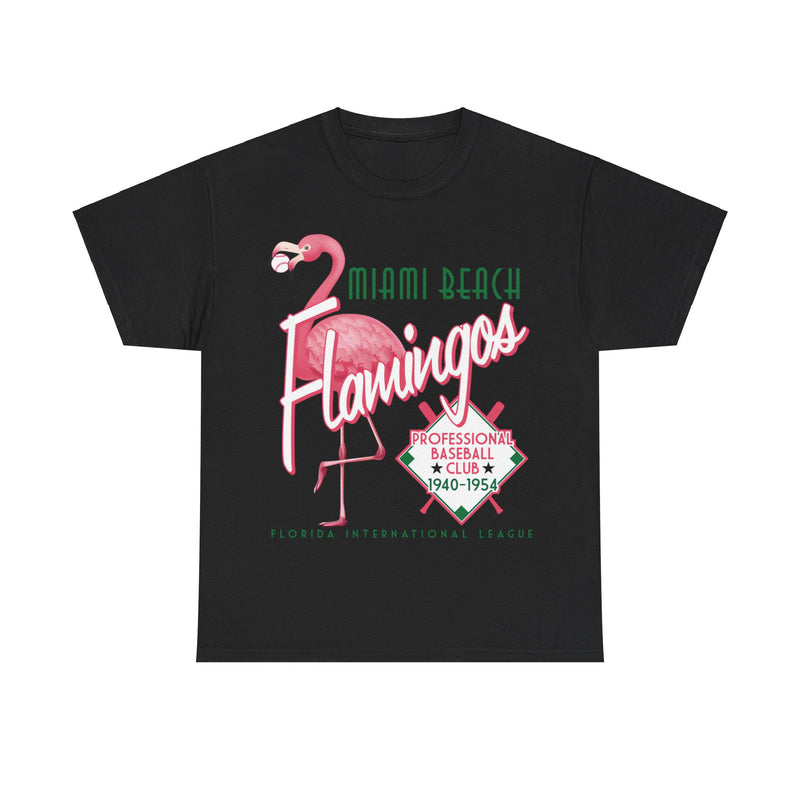 Load image into Gallery viewer, Miami Beach Flamingos Est 1940 Florida Baseball T-shirt