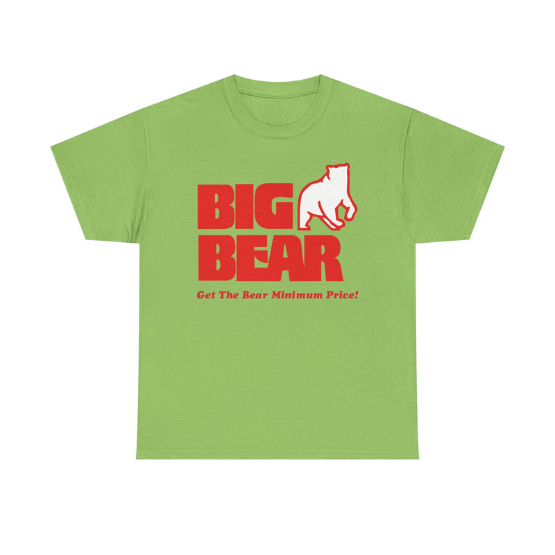 Load image into Gallery viewer, Big Bear Get The Bear Minimum Price Vintage Grocery T-Shirt