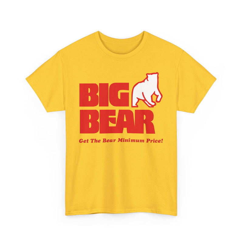 Load image into Gallery viewer, Big Bear Get The Bear Minimum Price Vintage Grocery T-Shirt