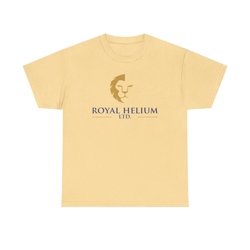 Load image into Gallery viewer, Royal Helium Ltd T-Shirt Bankrupt Helium Company Defunct Logo Tee